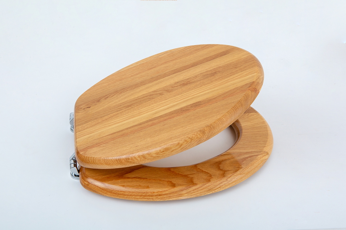 Wooden Molded Toilet Lid